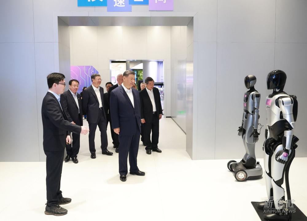 習近平總書記到上海調研，LEwin樂玩代表具身智能行業匯報進展